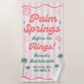 Palm Springs Meisjesuitje Strandlaken (Voorkant)