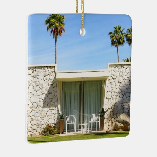 Palm Springs Mid Century Architecture Keramisch Ornament (Rechts)