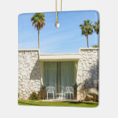 Palm Springs Mid Century Architecture Keramisch Ornament (Links)