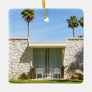 Palm Springs Mid Century Architecture Keramisch Ornament