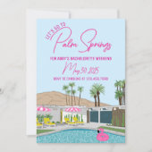 Palm Springs Mid-Century Mod uitnodiging sjabloon (Voorkant)