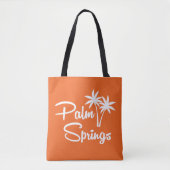 Palm Springs Mid Century Modern Canvas tas (Voorkant)