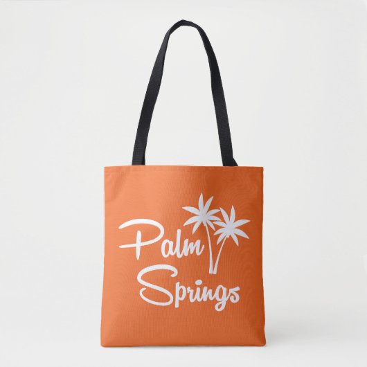 Palm Springs Mid Century Modern Canvas tas (Voorkant)