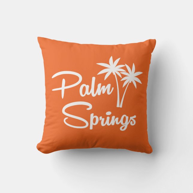 Palm Springs Mid Century Modern Pillow Kussen (Voorkant)