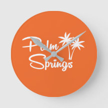 Palm Springs Mid Century Moderne Wall Clock