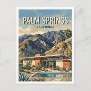Palm Springs Midcentury Modern District Californië Briefkaart