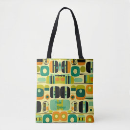 Palm Springs midden eeuw modern Tote Bag