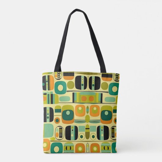 Palm Springs midden eeuw modern Tote Bag (Achterkant)
