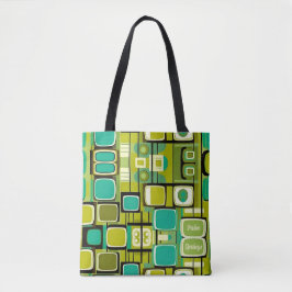 Palm Springs midden eeuw modern Tote Bag