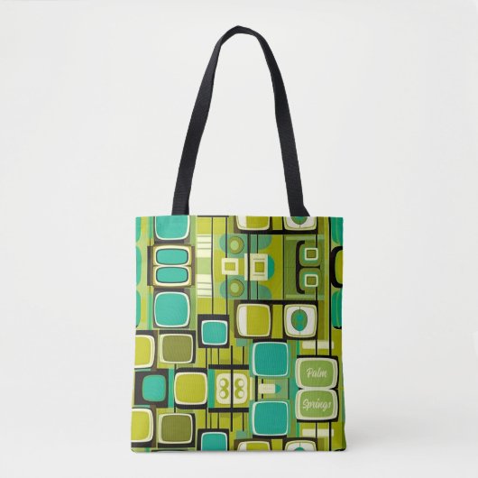 Palm Springs midden eeuw modern Tote Bag (Voorkant)