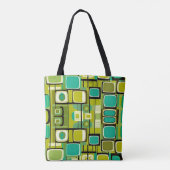 Palm Springs midden eeuw modern Tote Bag (Achterkant)