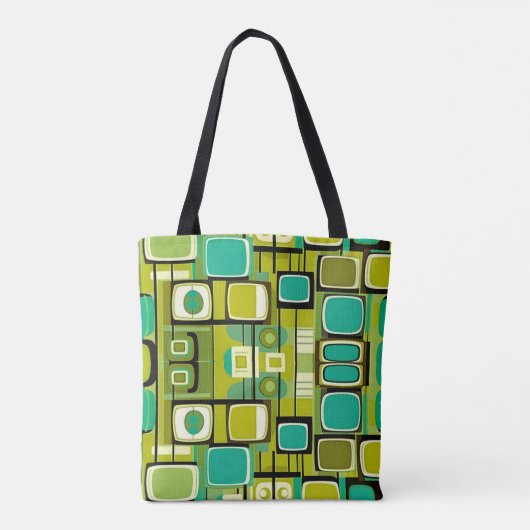 Palm Springs midden eeuw modern Tote Bag (Achterkant)