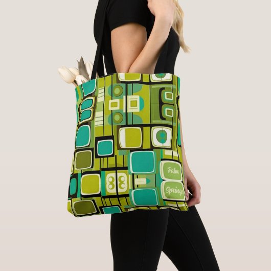 Palm Springs midden eeuw modern Tote Bag (Dichtbij)