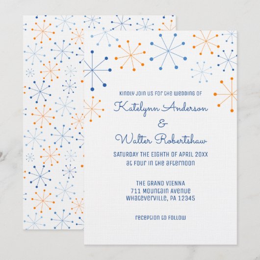 Palm Springs Mideeuw Moderne Vintage Kaart (Voorkant / Achterkant)