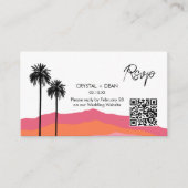 Palm Springs Modern Rsvp Enclosure Kaart (Voorkant)