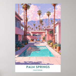Palm Springs - Mooi Californië Poster