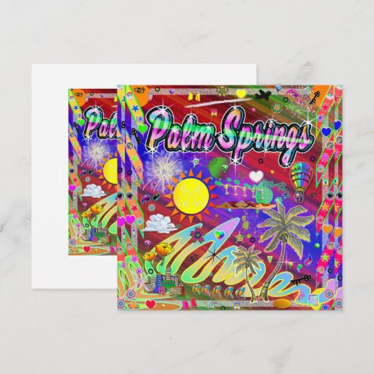Palm Springs "Nu Era" Kaart (Voorkant / Achterkant)
