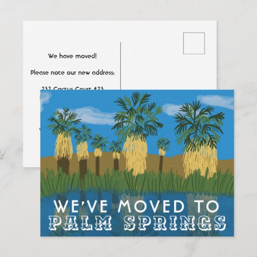 Palm Springs Oasis Bewegend Aankondiging Nieuw Adr (Voorkant / Achterkant)