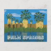 Palm Springs Oasis Desert Coachella California Feestdagenkaart (Voorkant)