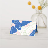 Palm Springs Paradijs Bruiloft Modern Plaatskaartje (Achterkant)