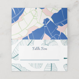 Palm Springs Paradijs Bruiloft Modern Plaatskaartje