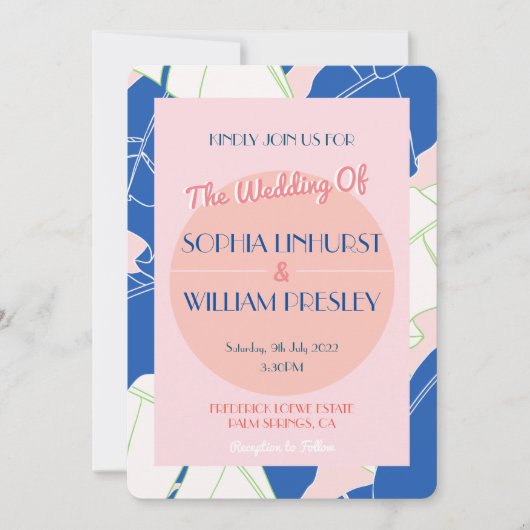 Palm Springs Paradise Moderne Wedding (Voorkant)