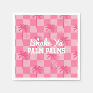 Palm Springs Party Shake Ya Palm Napkins Servet