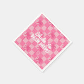 Palm Springs Party Shake Ya Palm Napkins Servet (Hoek)