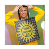 Palm Springs Party Yellow Sunshine Retro Zonnebril