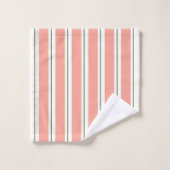 Palm Springs Pink House Cactus Flamingo patroon Bad Handdoek (Wasdoekje)