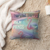 Palm Springs Pool - Palm Tree Vibes Kussen (Deken)