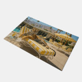 Palm Springs Poolside Tiger Deurmat (Schuin)