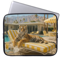 Palm Springs Poolside Tiger