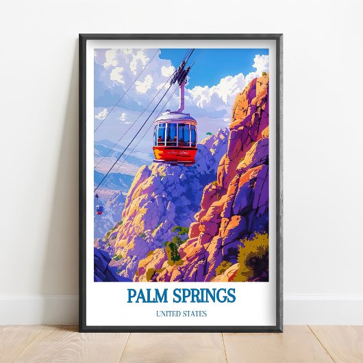 Palm Springs Print - Palm Springs Aerial Tramway