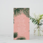 Palm Springs Program Kaart (Staand voorkant)