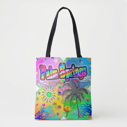 Palm Springs Quadro Seasons Canvas tas (Voorkant)
