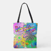 Palm Springs Quadro Seasons Canvas tas (Achterkant)