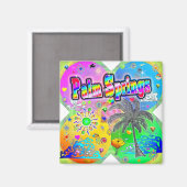 Palm Springs Quadro Seasons Magnet (Voorkant / Achterkant)