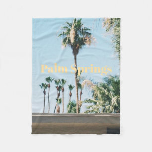 Palm Springs Reis Souvenir Fleece Deken