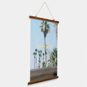 Palm Springs Reis Souvenir Hangend Wandkleed (Gebogen)