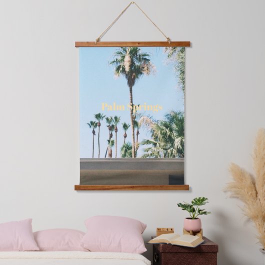 Palm Springs Reis Souvenir Hangend Wandkleed (Slaapkamer)