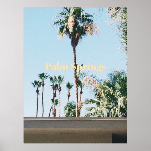 Palm Springs Reis Souvenir Poster (Voorkant)