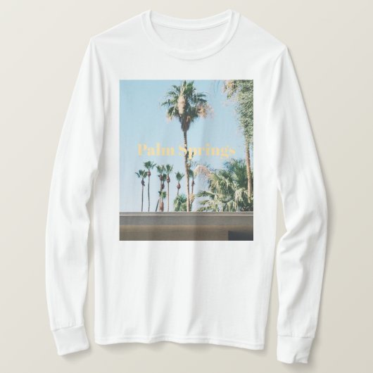 Palm Springs Reis Souvenir T-shirt (Design voorkant)