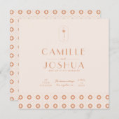 Palm Springs retro bruiloft (Voorkant / Achterkant)