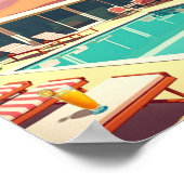 Palm Springs – Retro Paradijs Poster (Hoek)