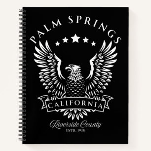 Palm Springs Riverside County California Vintage Notitieboek