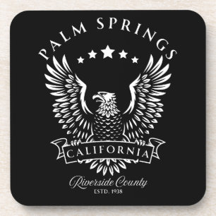 Palm Springs Riverside County Californië Vintage Bier Onderzetter