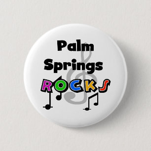 Palm Springs Rocks Ronde Button 5,7 Cm