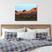 Palm Springs San Jacinto Mountains Uitzicht Canvas Afdruk (Insitu (Slaapkamer))