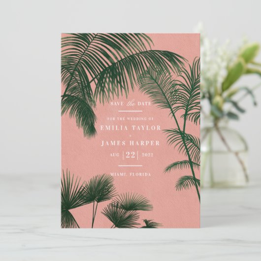 Palm Springs Save The Date (Staand voorkant)